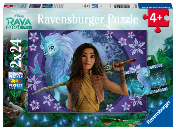 Ravensburger pusle 2x24 Raya ja viimane draakon
