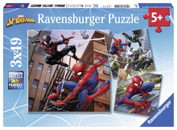 Ravensburger pusle 3x49 tk Spiderman