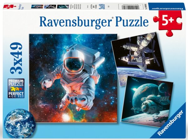 Ravensburger pusle 3x49 tk Kosmos