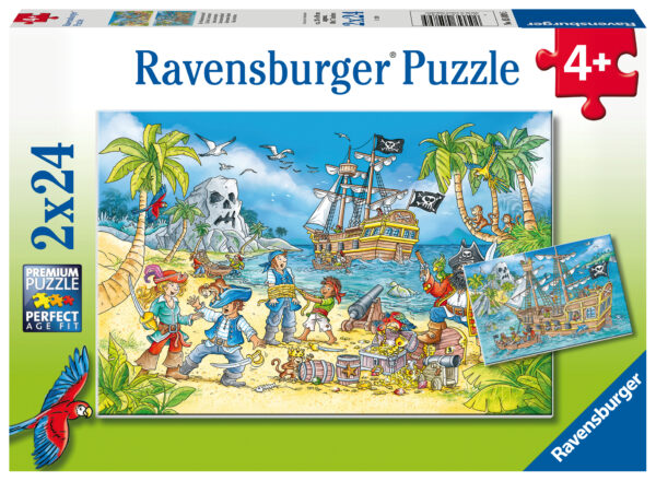 Ravensburger pusle 2x24 tk Piraadid