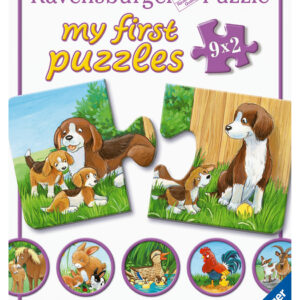 Ravensburger minu esimene pusle 9x2 tk Taluloomad
