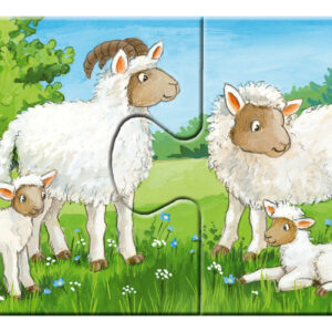 Ravensburger minu esimene pusle 9x2 tk Taluloomad - Image 4