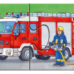 Ravensburger minu esimene pusle 9x2 tk Ametiautod - Image 3