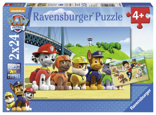 Ravensburger pusle 2x24 tk Käpapatrull Kangelaslikud koerad