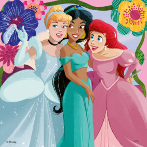Ravensburger pusle 3x49 tk Disney printsessid - Image 2