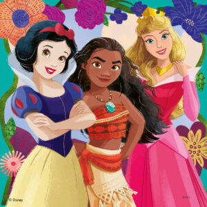 Ravensburger pusle 3x49 tk Disney printsessid - Image 3