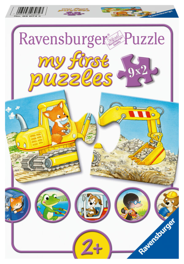 Ravensburger minu esimene pusle 9x2 tk Ehitus