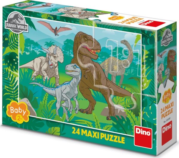 Dino pusle 24 tk Dinosauruste maailm