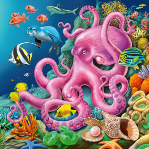 Ravensburger pusle 3x49 tk Mereloomad - Image 4