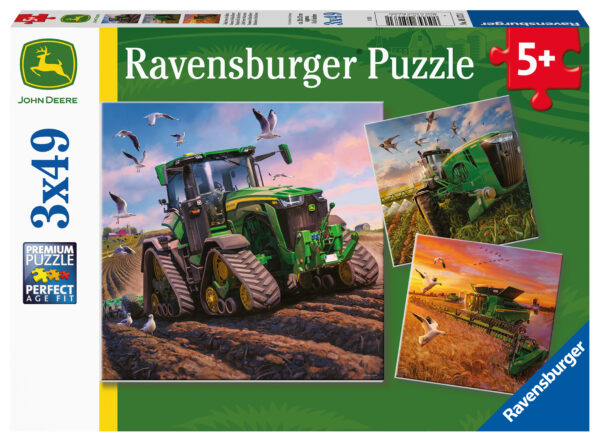 Ravensburger pusle 3x49 tk John Deere hooaeg