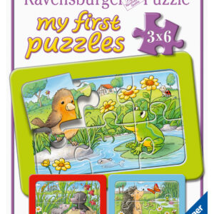 Ravensburger minu esimene pusle 3x6 tk Uued sõbrad
