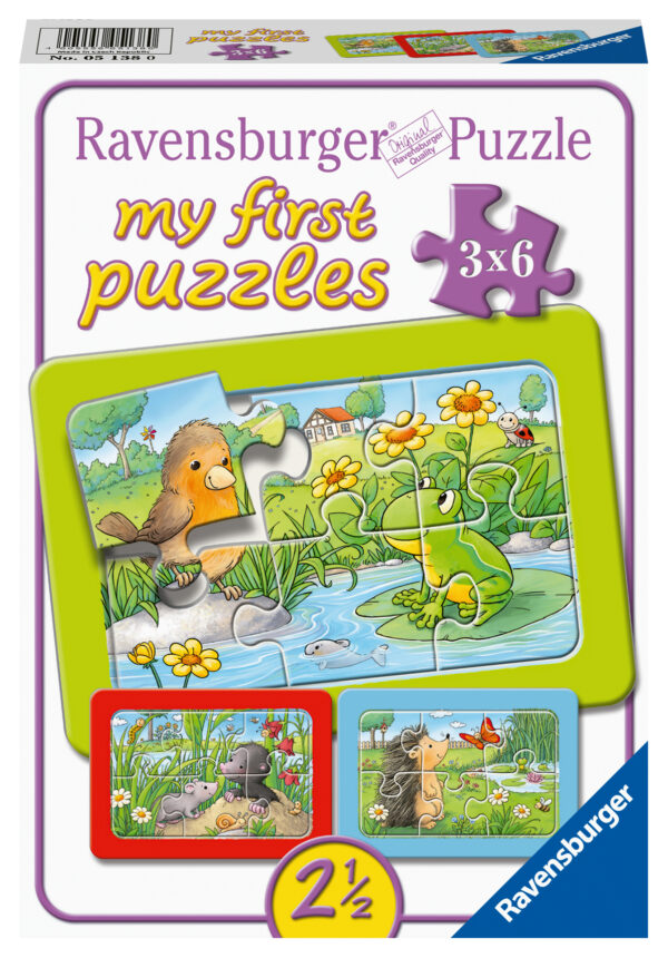 Ravensburger minu esimene pusle 3x6 tk Uued sõbrad