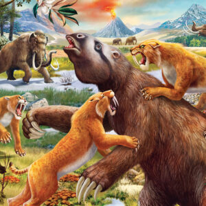 Ravensburger pusle 2x24 tk Dinosaurused ja eelajaloo imetajad - Image 2