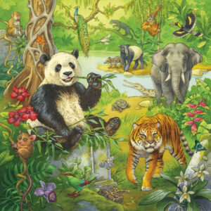 Ravensburger pusle 3x49 tk Džungli lõbu - Image 3