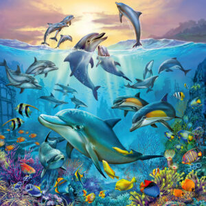 Ravensburger pusle 3x49 tk Veealune maailm - Image 4