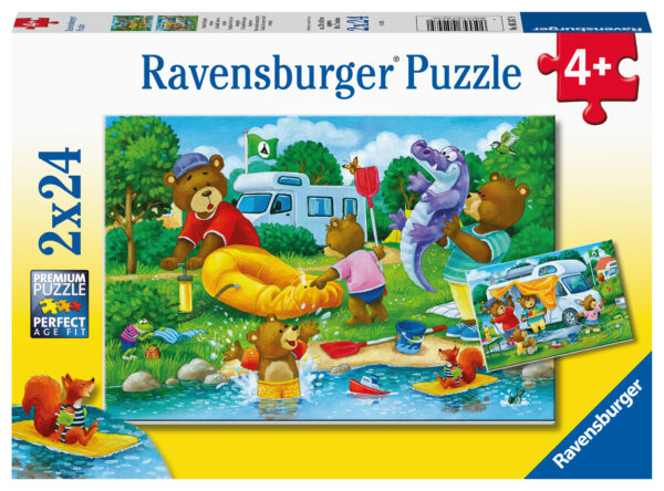 Ravensburger pusle 2x24 tk Karude puhkus