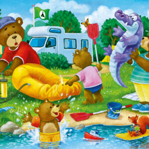 Ravensburger pusle 2x24 tk Karude puhkus - Image 2