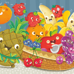Ravensburger pusle 2x24 tk Värsked puu-ja juurviljad - Image 2