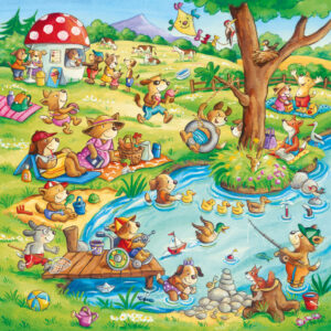 Ravensburger pusle 3x49 tk Puhkus maal - Image 2