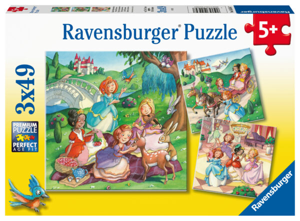 Ravensburger pusle 3x49 tk Väike printsess