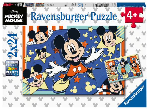 Ravensburger pusle 2x24 tk Mickey Mouse
