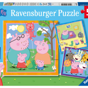 Ravensburger pusle 3x49 tk Peppa Pig