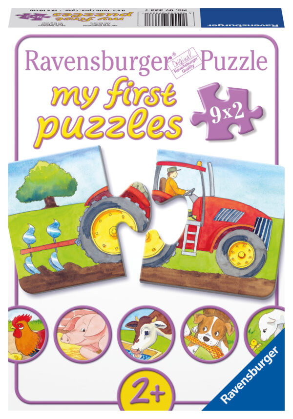 Ravensburger minu esimene pusle 9x2 tk Talu