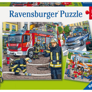 Ravensburger pusle 3x49 tk Päästeteenistus