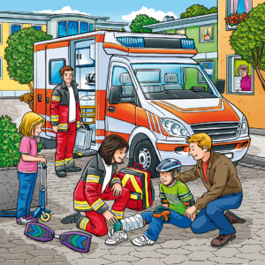 Ravensburger pusle 3x49 tk Päästeteenistus - Image 4