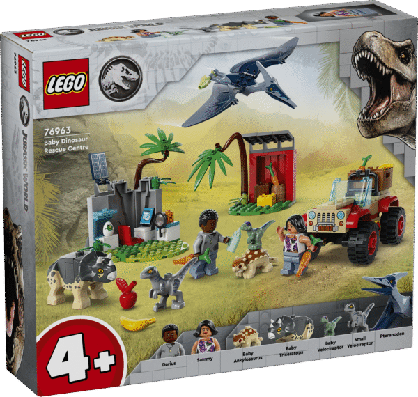 LEGO Jurassic World Dinosaurusebeebide Päästekeskus