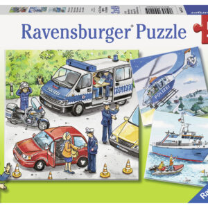 Ravensburger pusle 3x49 tk Politseiaktsioon