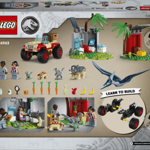 LEGO Jurassic World Dinosaurusebeebide Päästekeskus - pilt 5