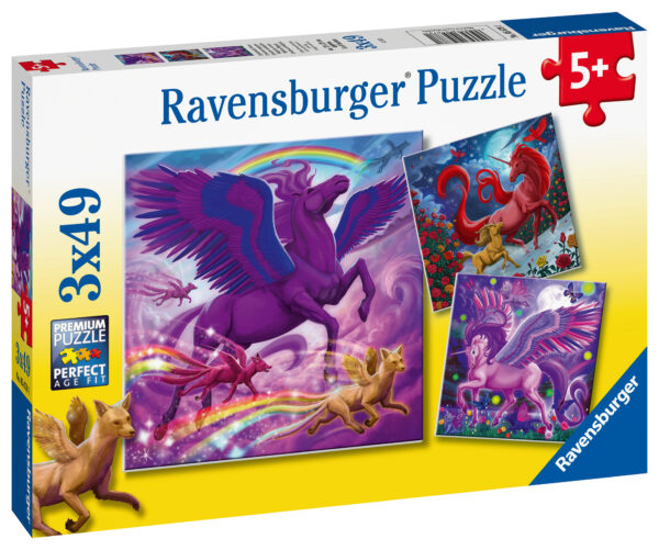 Ravensburger pusle 3x49 tk Müütiline suursugusus