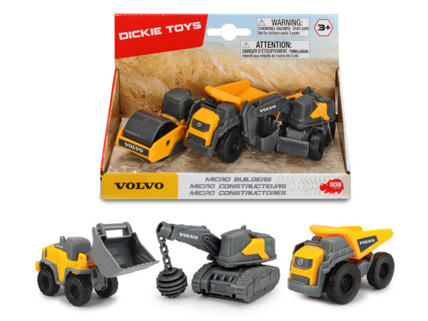 Dickie Toys Volvo mikro-ehitussõidukid