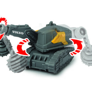 Dickie Toys Volvo mikro-ehitussõidukid - pilt 5
