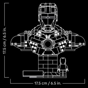 LEGO Marvel Iron Man MK4 büst - Image 3