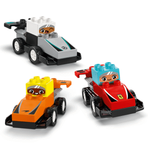LEGO DUPLO F1 meeskonna võidusõiduautod ja sõitjad - Image 2