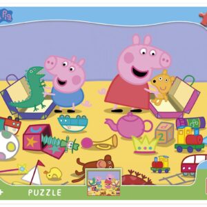 Dino plaatpusle 12 tk Peppa Pig