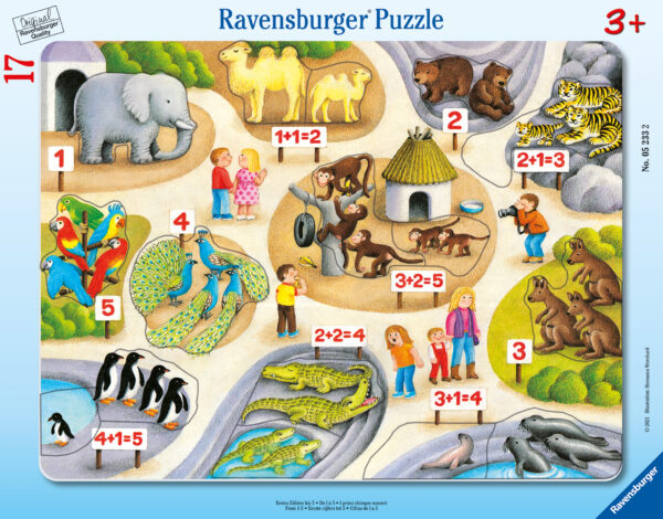Ravensburger pusle suurplaatpusle 17 tk Lugemine 5ni