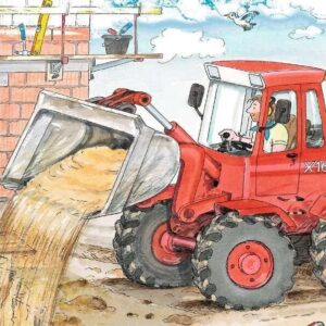 Ravensburger väike plaatpusle 15 tk Minu ekskavaator - Image 2