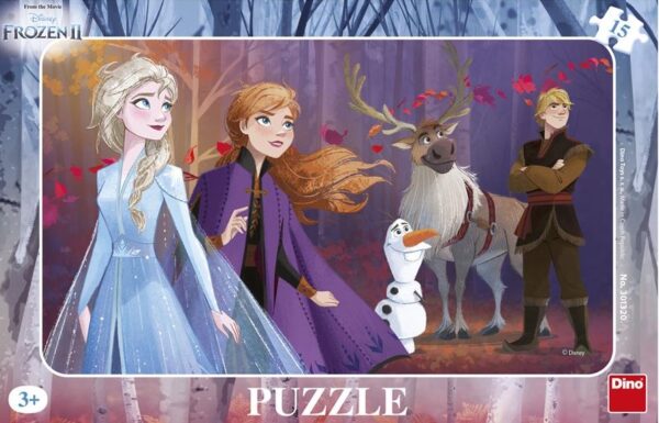 Dino väike plaatpusle 15 tk Lumekuninganna 2 / Frozen 2