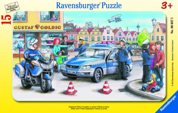 Ravensburger plaatpusle 15 tk Politsei