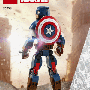 LEGO Super Heroes Kapten Ameerika ehitusfiguur - Image 5