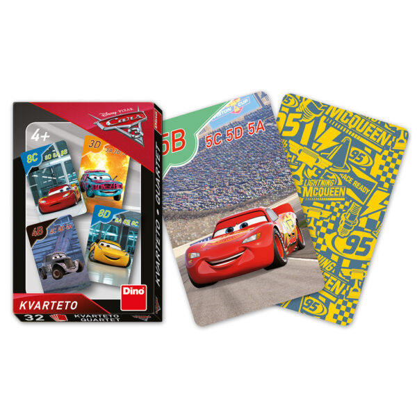 Dino mängukaardid Kvartett Cars II
