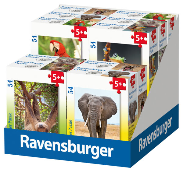 Ravensburger minipusle 54 tk Eksootilised loomad