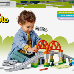 LEGO DUPLO Rongisilla ja -rööbaste laienduskomplekt - Image 2