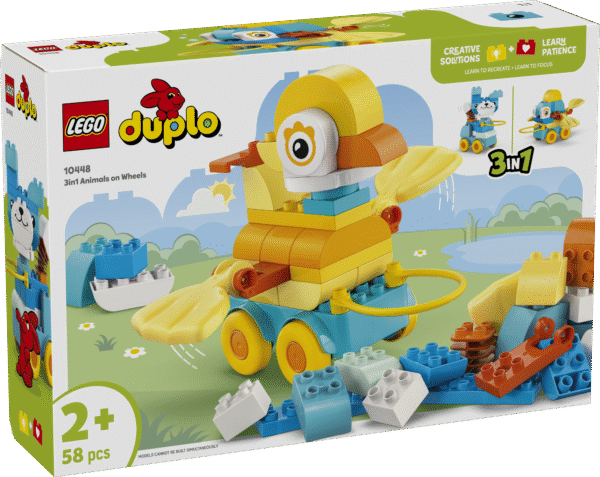 LEGO DUPLO Kolm ühes: loomad ratastel