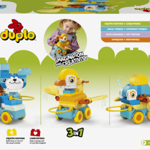 LEGO DUPLO Kolm ühes: loomad ratastel - Image 2