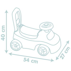 Smoby pealeistutav auto Little - Image 4
