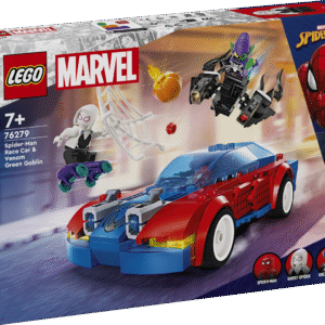 LEGO Super Heroes Spider-Mani võidusõiduauto ja Venom Green Goblin